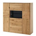 Highboard Branyan I deels massief balken-eikenhout - Bianco eikenhout