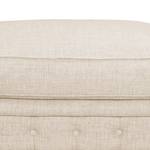 Hocker Bynoe textielmix - beige