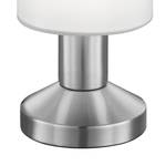 Tafellamp Garda I textielmix/nikkel - 1 lichtbron - Wit
