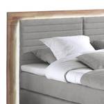 Lit boxspring Marcel I Gris lumineux - 180 x 200cm - D3 medium