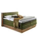 Lit boxspring Moneta Vert vieilli - 160 x 200cm - D3 medium