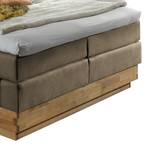 Lit boxspring Moneta Latte macchiatto - 160 x 200cm - Matelas double D2/D3