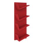 Open wandkast Lansi Rood - Hoogte: 90 cm