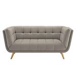 Sofa Cameta (2-Sitzer) Webstoff - Grau