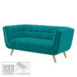 Bank Cameta (2-zits) geweven stof - Turquoise