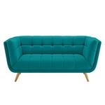 Sofa Cameta (2-Sitzer) Webstoff - Türkis