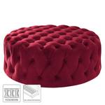 Repose-pieds Leominster II Velours - Rouge Bordeaux