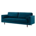 Sofa Pirk (3-Sitzer) Samt - Marineblau