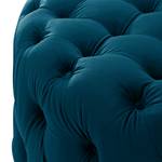 Repose-pieds Leominster II Velours - Bleu marine