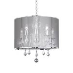 Hanglamp Venetian II polycarbonaat/staal - 5 lichtbronnen