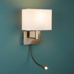 Wandlamp Wall I textielmix/staal - 1 lichtbron