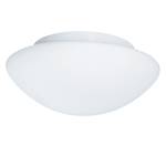 Badkamerlamp Bathroom Flush III melkglas/staal - 3 lichtbronnen