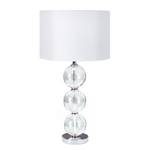 Lampe Loops Tissu mélangé / Verre transparent - 1 ampoule