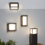 LED-wandlamp Ohio II polycarbonaat/aluminium - 60 lichtbronnen