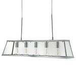 Hanglamp Voyager II transparant glas/staal - 5 lichtbronnen