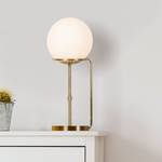 Lampe Sphere Verre dépoli / Acier - 1 ampoule