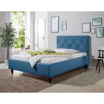 Letto imbottito Monteverde Blu brillante - 100 x 200cm