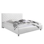 Gestoffeerd bed Groven Wit - 180 x 200cm