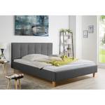 Gestoffeerd bed Havdrup Antraciet - 200 x 200cm