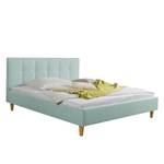 Gestoffeerd bed Havdrup Mintgroen - 160 x 200cm