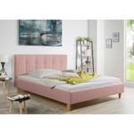 Gestoffeerd bed Havdrup Oud pink - 180 x 200cm