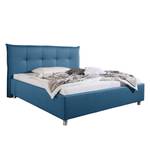 Gestoffeerd bed Glenfield Jeansblauw - 160 x 200cm