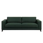 Sofa Boneo (3-Sitzer) Webstoff - Dunkelgrün