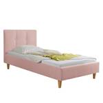Gestoffeerd bed Havdrup Oud pink - 100 x 200cm