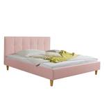 Gestoffeerd bed Havdrup Oud pink - 200 x 200cm