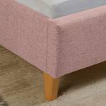 Gestoffeerd bed Havdrup Oud pink - 200 x 200cm