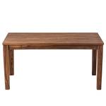 Table Trangle Marron - Bois massif - 160 x 76 x 90 cm