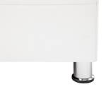 Lit boxspring Lights Imitation cuir - Blanc - 160 x 200cm - Pas de tiroir de lit