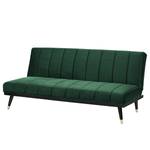 Divano letto Lemming Velluto - Verde scuro