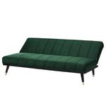 Canapé convertible Lemming Velours - Vert foncé