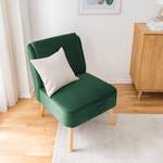 Fauteuil Papicu fluweel - donkergroen