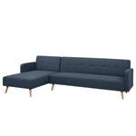 Ecksofa Daru I Webstoff - Marineblau