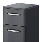 Meuble bas Quickset 327 I Anthracite brillant / Anthracite