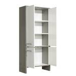 Armoire colonne Oliver II Blanc / Graphite