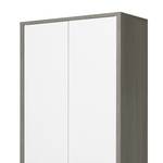 Armoire colonne Oliver II Blanc / Graphite