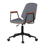 Chaise de bureau pivotante Ganalu I Tissu / acier