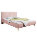 Gestoffeerd bed  Mosvik Oud pink - 140 x 200cm