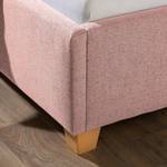 Gestoffeerd bed Skann Oud pink - 140 x 200cm