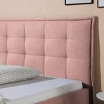 Gestoffeerd bed Skann Oud pink - 140 x 200cm