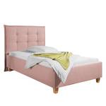 Gestoffeerd bed Skann Oud pink - 100 x 200cm