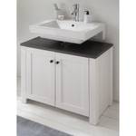 Set mobili da bagno Dodge II (2 pezzi) Decorazione in legno di larice bianco/decorazione pino