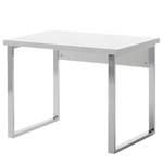 Bureau Paddington II Blanc brillant / Chrome