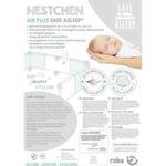 Nestchen Air Plus Jersey Mischgewebe - Grau / Weiß