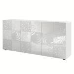 Buffet  Miro II Blanc brillant - Largeur : 181 cm