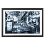 Afbeelding Lost Warehouse Massief lindehout - zwart/wit