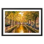 Tableau déco Amsterdam Autumn Tilleul massif - Multicolore